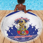 Les Grenadiers Haiti Football Beach Blanket 2026 Nou Retounen White Version - African Pride