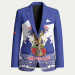 Personalized Les Grenadiers Haiti Football Blazer 2026 Nou Retounen White Version