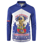 Personalized Les Grenadiers Haiti Football Button Sweatshirt 2026 Nou Retounen White Version