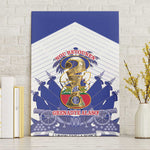 Les Grenadiers Haiti Football Canvas Wall Art 2026 Nou Retounen White Version - African Pride