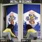 Personalized Les Grenadiers Haiti Football Door Cover 2026 Nou Retounen White Version
