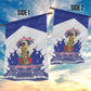 Les Grenadiers Haiti Football Garden Flag 2026 Nou Retounen White Version - African Pride