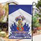 Les Grenadiers Haiti Football Garden Flag 2026 Nou Retounen White Version - African Pride