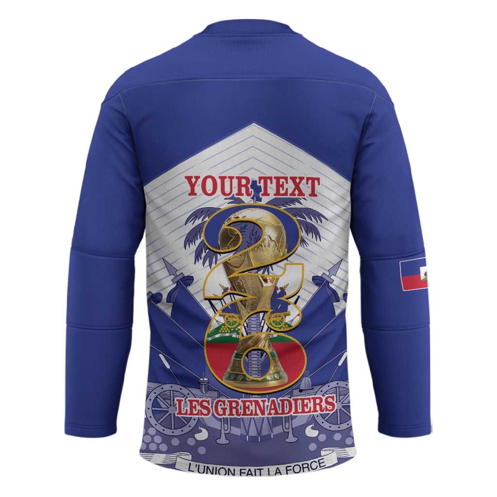 Personalized Les Grenadiers Haiti Football Hockey Jersey 2026 Nou Retounen White Version