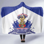 Les Grenadiers Haiti Football Hooded Blanket 2026 Nou Retounen White Version - African Pride