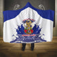 Les Grenadiers Haiti Football Hooded Blanket 2026 Nou Retounen White Version - African Pride