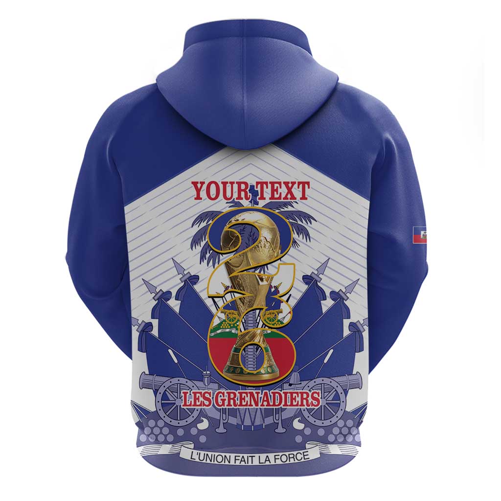 Personalized Les Grenadiers Haiti Football Hoodie 2026 Nou Retounen White Version - African Pride