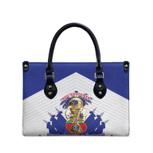 Les Grenadiers Haiti Football Leather Bag 2026 Nou Retounen White Version