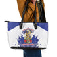Les Grenadiers Haiti Football Leather Tote Bag 2026 Nou Retounen White Version - African Pride