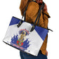 Les Grenadiers Haiti Football Leather Tote Bag 2026 Nou Retounen White Version - African Pride