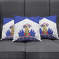 Les Grenadiers Haiti Football Pillow Cover 2026 Nou Retounen White Version