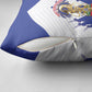 Les Grenadiers Haiti Football Pillow Cover 2026 Nou Retounen White Version