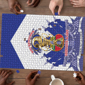 Les Grenadiers Haiti Football Puzzle 2026 Nou Retounen White Version