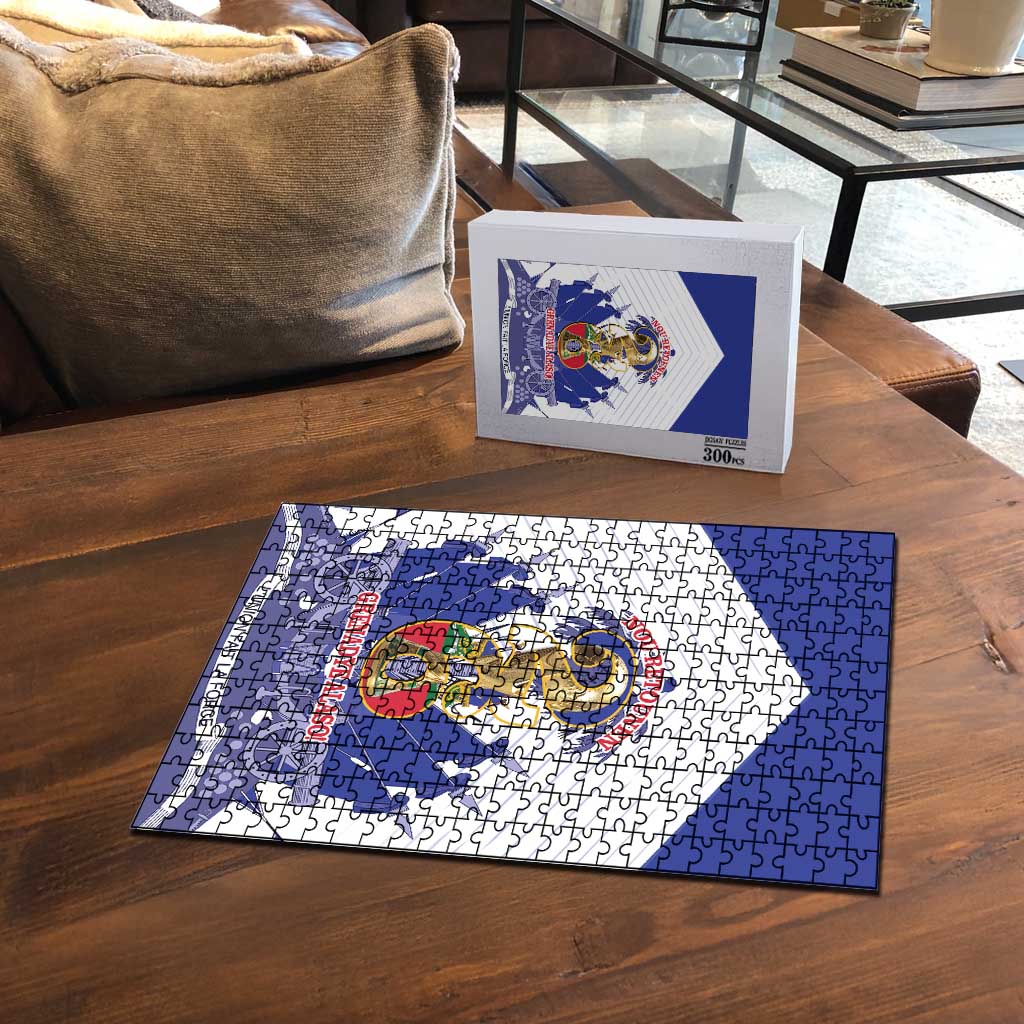 Les Grenadiers Haiti Football Puzzle 2026 Nou Retounen White Version