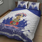 Les Grenadiers Haiti Football Quilt Bed Set 2026 Nou Retounen White Version - African Pride