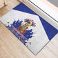 Les Grenadiers Haiti Football Rubber Doormat 2026 Nou Retounen White Version - African Pride