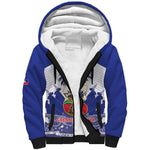 Personalized Les Grenadiers Haiti Football Sherpa Hoodie 2026 Nou Retounen White Version - African Pride