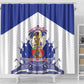 Les Grenadiers Haiti Football Shower Curtain 2026 Nou Retounen White Version - African Pride