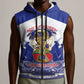Personalized Les Grenadiers Haiti Football Sleeveless Zip Hoodie 2026 Nou Retounen White Version - African Pride