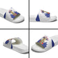 Les Grenadiers Haiti Football Slide Sandals 2026 Nou Retounen White Version