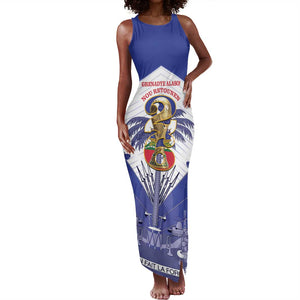 Personalized Les Grenadiers Haiti Football Tank Maxi Dress 2026 Nou Retounen White Version - African Pride