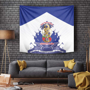 Les Grenadiers Haiti Football Tapestry 2026 Nou Retounen White Version - African Pride