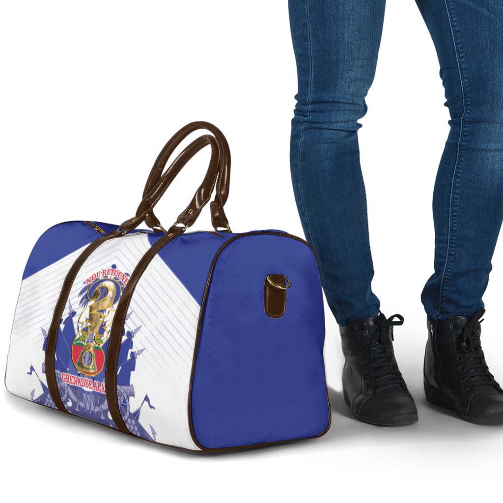 Les Grenadiers Haiti Football Travel Bag 2026 Nou Retounen White Version