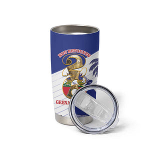 Personalized Les Grenadiers Haiti Football Tumbler Cup 2026 Nou Retounen White Version - African Pride
