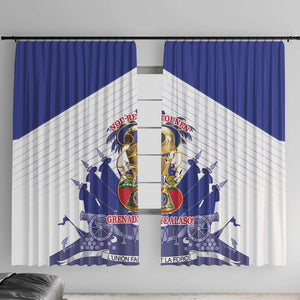 Les Grenadiers Haiti Football Window Curtain 2026 Nou Retounen White Version - African Pride