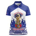 Personalized Les Grenadiers Haiti Football Women Polo Shirt 2026 Nou Retounen White Version - African Pride