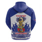 Personalized Les Grenadiers Haiti Football Zip Hoodie 2026 Nou Retounen White Version - African Pride