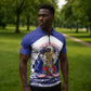 Personalized Les Grenadiers Haiti Football Zipper Polo Shirt 2026 Nou Retounen White Version
