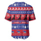 Afro Haiti Christmas Baseball Jersey Jwaye Nwel Ayiti Neg Marron Veve Vodou LT14