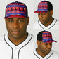 Afro Haiti Christmas Baseball Net Cap Jwaye Nwel Ayiti Neg Marron Veve Vodou - African Pride