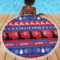 Afro Haiti Christmas Beach Blanket Jwaye Nwel Ayiti Neg Marron Veve Vodou - African Pride
