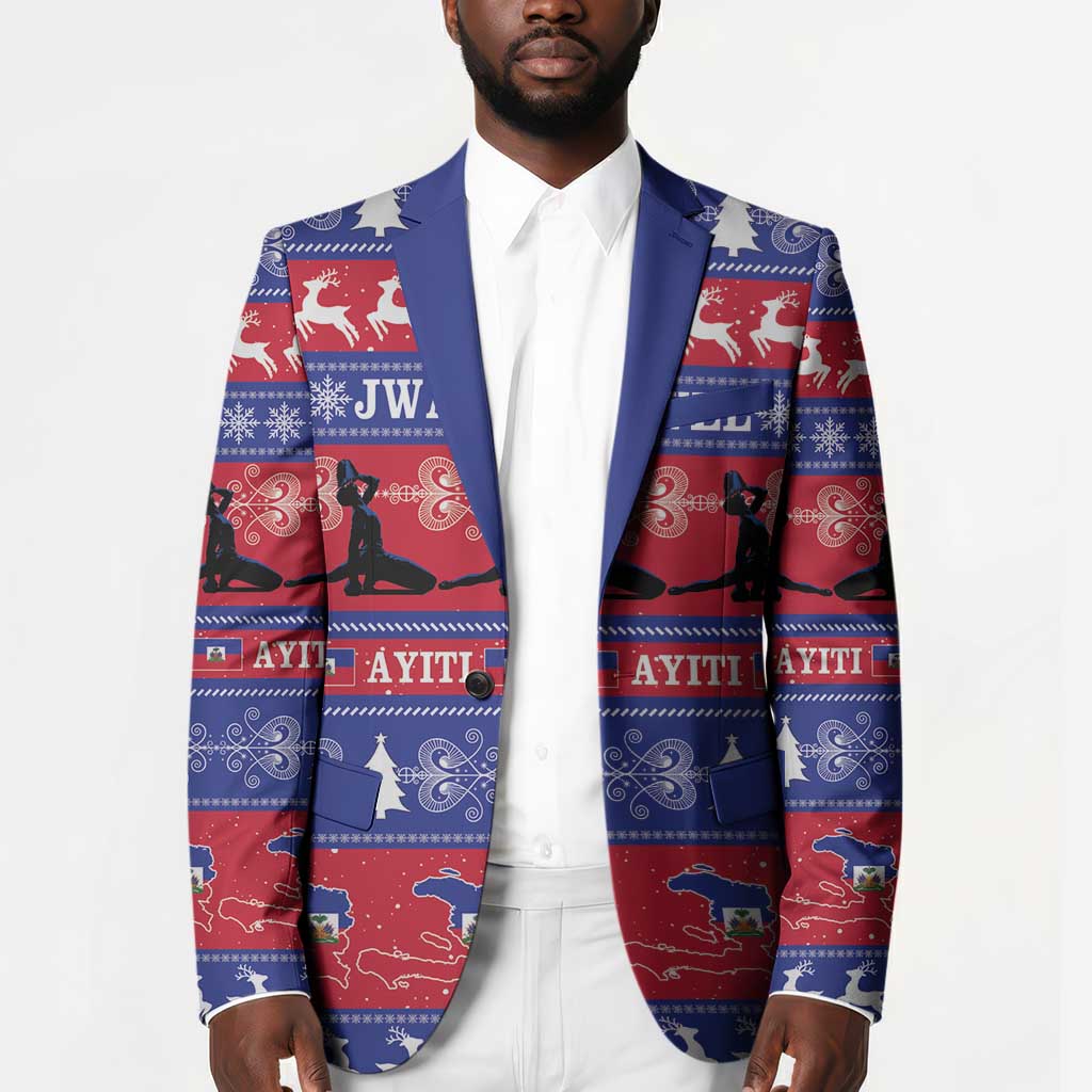 Haiti Christmas Blazer Jwaye Nwel Ayiti Neg Marron Veve Vodou