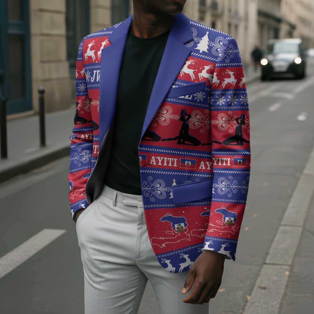 Haiti Christmas Blazer Jwaye Nwel Ayiti Neg Marron Veve Vodou