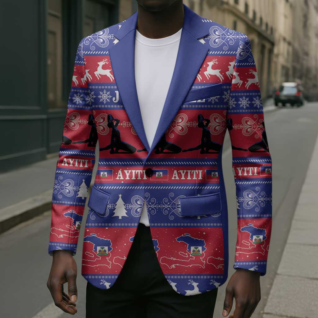Haiti Christmas Blazer Jwaye Nwel Ayiti Neg Marron Veve Vodou