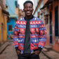 Afro Haiti Christmas Bomber Jacket Jwaye Nwel Ayiti Neg Marron Veve Vodou - African Pride