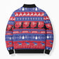 Haiti Christmas Bomber Puffer Jacket Jwaye Nwel Ayiti Neg Marron Veve Vodou