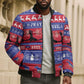 Haiti Christmas Bomber Puffer Jacket Jwaye Nwel Ayiti Neg Marron Veve Vodou