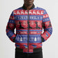 Haiti Christmas Bomber Puffer Jacket Jwaye Nwel Ayiti Neg Marron Veve Vodou