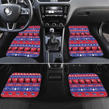 Afro Haiti Christmas Car Mats Jwaye Nwel Ayiti Neg Marron Veve Vodou - African Pride