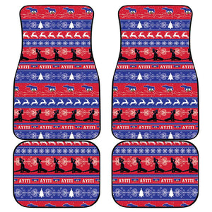 Afro Haiti Christmas Car Mats Jwaye Nwel Ayiti Neg Marron Veve Vodou - African Pride