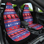 Afro Haiti Christmas Car Seat Cover Jwaye Nwel Ayiti Neg Marron Veve Vodou - African Pride
