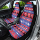 Afro Haiti Christmas Car Seat Cover Jwaye Nwel Ayiti Neg Marron Veve Vodou - African Pride