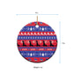 Afro Haiti Christmas Ceramic Ornament Jwaye Nwel Ayiti Neg Marron Veve Vodou - African Pride