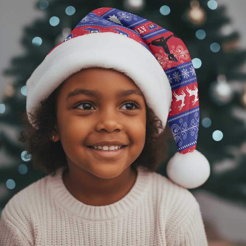 Afro Haiti Christmas Santa Hat Jwaye Nwel Ayiti Neg Marron Veve Vodou - African Pride
