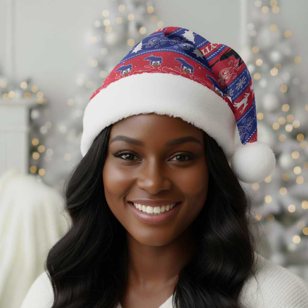 Afro Haiti Christmas Santa Hat Jwaye Nwel Ayiti Neg Marron Veve Vodou - African Pride
