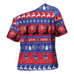 Haiti Christmas Cross Shoulder Shirt Jwaye Nwel Ayiti Neg Marron Veve Vodou